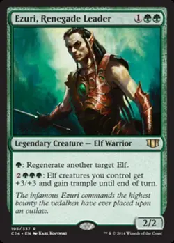 1x Ezuri, Renegade Leader NM-Mint, English Commander 2014 MTG Magic - Image 1