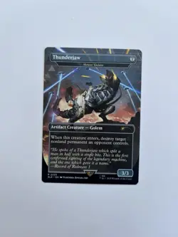 Thunderjaw (Meteor Golem) Secret Lair Horizon Zero Dawn Magic The Gathering MTG - Image 1
