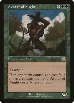 Avatar of Might Prophecy LP MTG - Image 1