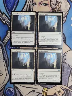 4x Access Tunnel - NM/M TDC MTG Magic - Image 1