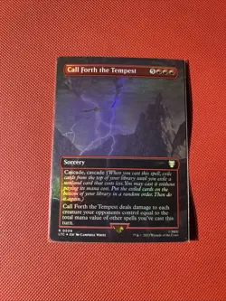 MTG Foil Call Forth the Tempest Lord of the Rings Tales of Middle Earth NM FOIL - Image 1