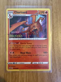 Pokemon Charizard Black Star Promo Prerelease SWSH066 Vivid Voltage Holo - NM - Image 3