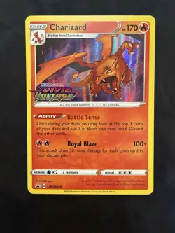 Pokemon Charizard Black Star Promo Prerelease SWSH066 Vivid Voltage Holo - NM - Image 5