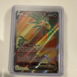 Pokemon TCG Alolan Exeggutor v Full Art Holo Ultra Rare Card Pokemon Go 071/078 - Image 1