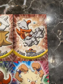 Pokemon Topps Tv Serise 2 Cards Cubone Marowak Gloom & Primeape 2000 Vintage NM - Image 2
