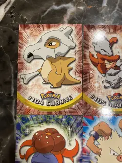 Pokemon Topps Tv Serise 2 Cards Cubone Marowak Gloom & Primeape 2000 Vintage NM - Image 3