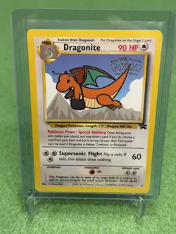 Dragonite 5 1999 WB Movie Black Star Promo Rare WOTC Nintendo Pokemon NM - Image 1