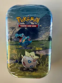 Pokemon Ascended Heroes Mini Tin - Totodile/Togepi Art - NEW FACTORY SEALED - Image 1
