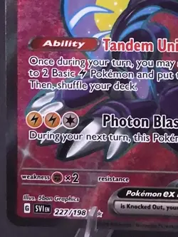 Pokemon TCG Miraidon ex 227/198 Scarlet & Violet Base Set Ultra Rare Full Art NM - Image 5
