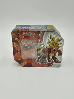Pokemon Paradox Clash Tin, Gouging Fire EX edition, BRAND NEW FACTORY SEALED - Image 1