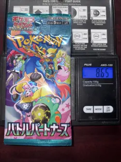 Heavy 8.65g Pokemon Sealed Journey Together Japanese Booster Pack - Image 1
