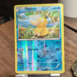 Pokemon Psyduck Breakpoint Reverse Holo Common Basic 16/122 HP60 2016 English - Image 1