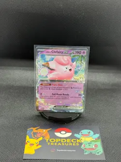Lillie's Clefairy ex 076/217 Double Rare ME: Ascended Heroes Pokemon NM/M - Image 1