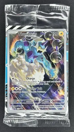 SEALED Pokemon TCG Black Bolt ETB Promo 209 Thundurus Black Star - Image 1