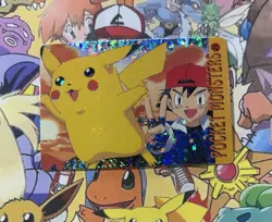 Pokemon Charizard Vintage Pocket Monsters Vending HOLO Prism Sticker 99 Nintendo - Image 2