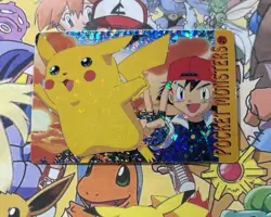 Pokemon Charizard Vintage Pocket Monsters Vending HOLO Prism Sticker 99 Nintendo - Image 3