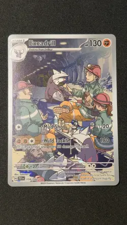 Excadrill 174/162 - Illustration Rare Pokemon Temporal Forces NM - Image 1