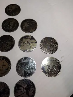 Official Pokemon TCG Jumbo Coins Lot Of 15 - Image 5