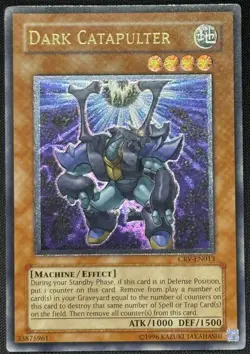 Yugioh Dark Catapulter Unlimited Edition Ultimate Rare CRV-EN013 NM - Image 1