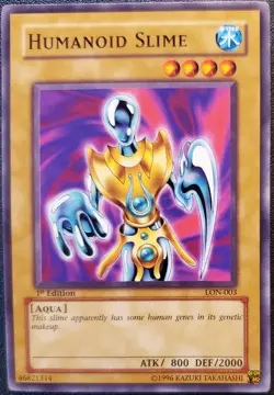 Yu-Gi-Oh! HUMANOID WORM DRAKE LON + WORM DRAKE + HUMANOID SLIME 1st ED 2003 NM - Image 2