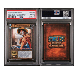 2005 SHONEN JUMP'S VINTAGE ONE PIECE THE QUEST BEGINS STRAW HAT CH047 PSA 8 - Image 3