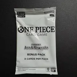 Ace & Newgate Bonus Pack One Piece Card English Card Game Starter Deck ST22 - Image 1
