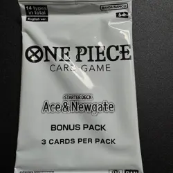 Ace & Newgate Bonus Pack One Piece Card English Card Game Starter Deck ST22 - Image 3