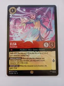 Disney Lorcana Elsa Ice Artisan 123/204 Winterspell - Image 1