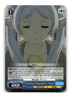Weiss Schwarz Frieren Beyond Journeys End Morning Preparations SFN/S108-E100 - Image 1