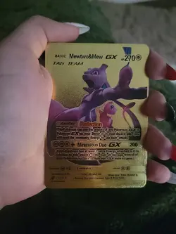 Pokemon Gold Foil Tag Team Multicards Set Of 6, One VMAX Card - Image 3
