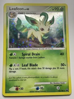 Leafeon Holo Rare Card Majestic Dawn 24/100 MP Pokemon TCG - Image 1