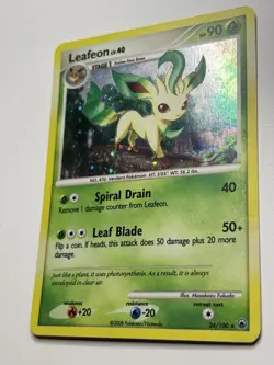 Leafeon Holo Rare Card Majestic Dawn 24/100 MP Pokemon TCG - Image 3