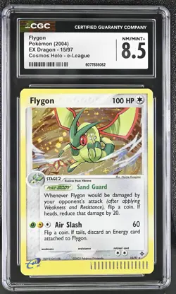 CGC 8.5 Flygon 2004 EX Dragon 15/97 Cosmos Holo - e-League Pokemon Card - Image 1