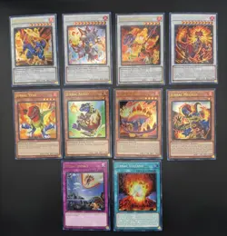 10 Card Yu-Gi-Oh TCG Jurrac Lot - Image 1