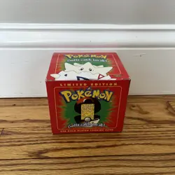 Pokemon - Togepi Nintendo 23k Gold Plated Burger King Trading Card Box Sealed - Image 2