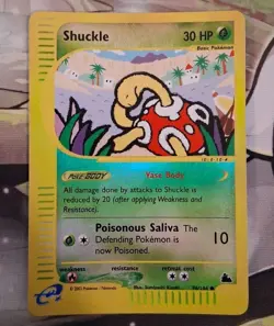 Shuckle 96/144 Skyridge EX 2003 Pokemon Card Rare Holo Reverse Foil LP - Image 1