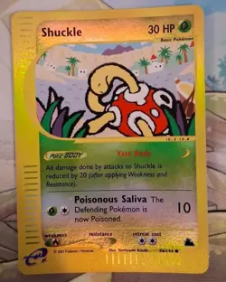 Shuckle 96/144 Skyridge EX 2003 Pokemon Card Rare Holo Reverse Foil LP - Image 3
