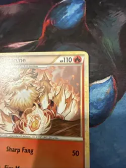 Arcanine HeartGold SoulSilver Non-Holo Rare Card 1/123 2010 Edition - Image 3