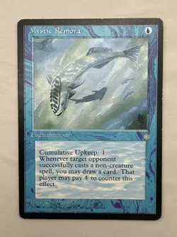 Mystic Remora x1 MTG Ice Age 1x Magic Good Heavy Play HP - Image 1