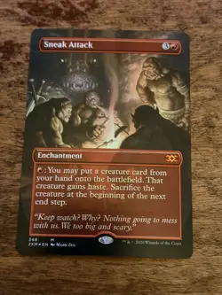 Sneak Attack (Borderless) Double Masters Foil - Image 1