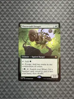 MTG Thornvault Forager 0364 Extended Art Rare Bloomburrow (BLB) - Image 1