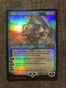 Teferi, Master of Time (291) | FOIL | MINT | M21 | Magic The Gathering MTG - Image 1