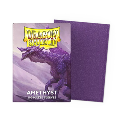 Dragon Shield Matte Amethyst Sleeves 100ct - Standard Size - MTG Pokemon TCG - Image 1