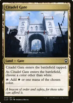 X 1 Citadel Gate NM-M Commander Legends 349 MTG Magic The Gathering - Image 1