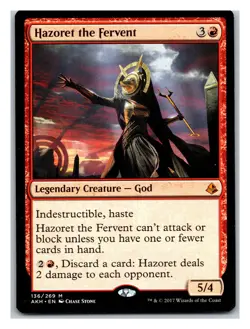 Amonkhet #136 Hazoret the Fervent - Legendary - Image 1