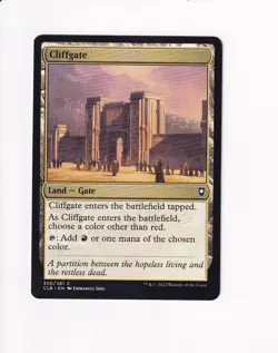 2022 MAGIC COMMANDER LEGENDS BATTLE FOR BALDUR'S GATE CLIFFGATE (#2) - Image 1