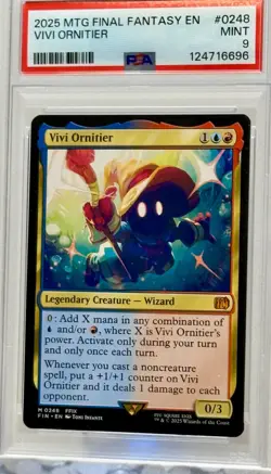 *PSA MINT 9* "VIVI ORNITIER" 2025 MTG FINAL FANTASY EN #0248 (PSA-12476696) NICE - Image 3