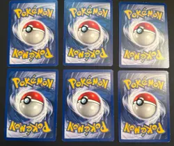 Complete Lot of 6 Shadowless Base Set Pokemon Energy Cards, #97 - #102 - Image 2