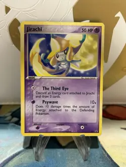 Jirachi 021 Black Star Promo Wishmaker DVD Non-Holo Pokemon Vintage MP - Image 1
