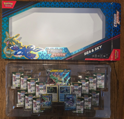 Pokemon Crown Zenith Sea & Sky Collection Box Sam's Club Opened No Cards Missing - Image 3